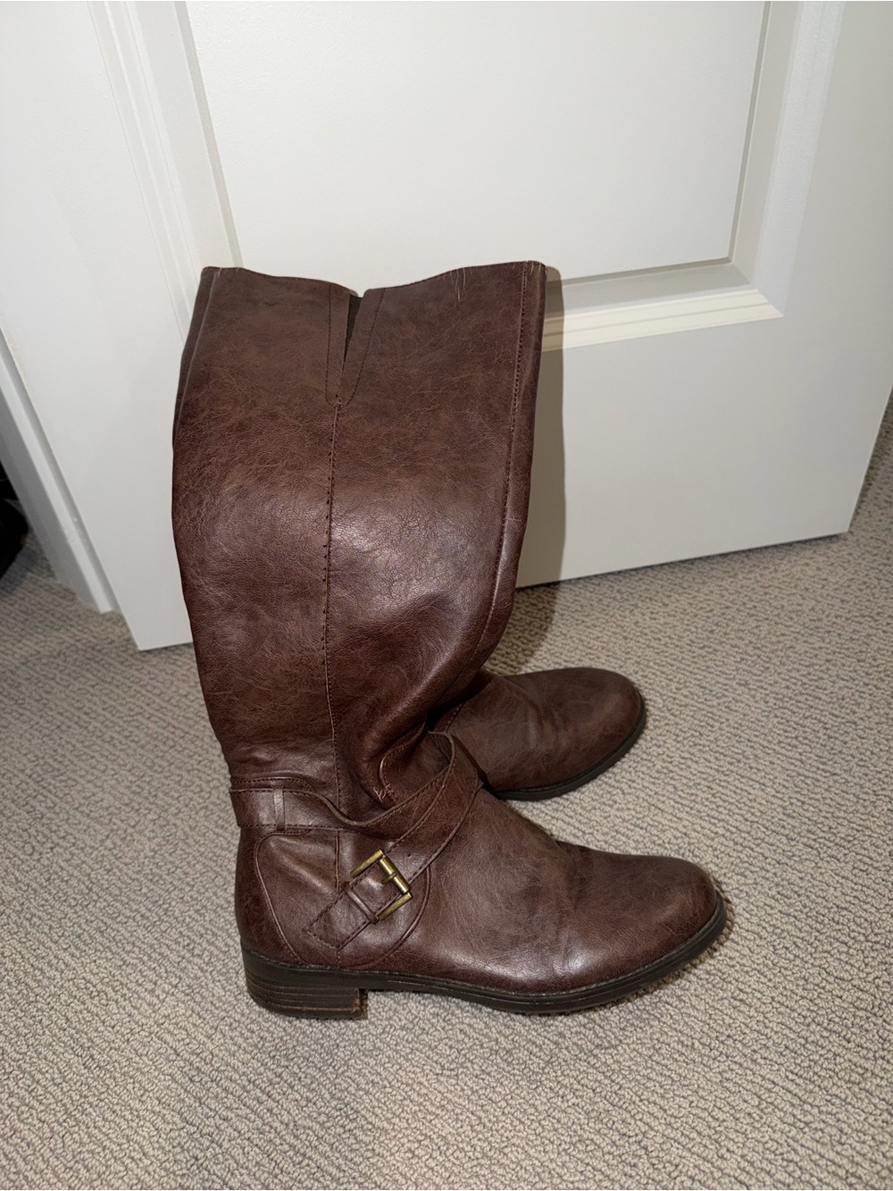 Kenneth Cole Reaction Brown Tall Riding Boots